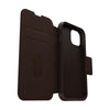 Otterbox Strada Folio MagSafe Case For iPhone 15 - Espresso-Espresso