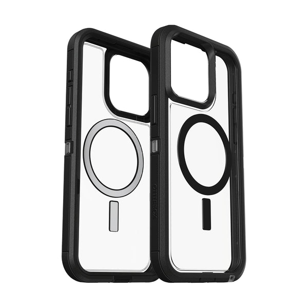 Otterbox Defender XT Magsafe Case For iPhone 15 Pro Max - Dark Side-Black / Clear