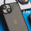 EFM Zurich Case Armour For iPhone 15-Black / Smoke