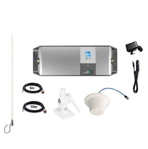 ACMA approved Cel-Fi GO Telstra mobile signal booster for Boats (Marine Pack)
