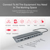 Unitek uHUB 11+ 11-in-1 USB-C Ethernet Hub with MST Triple Monitor 100W PD and Card Reader