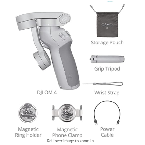 DJI OSMO MOBILE 4 SMARTPHONE GIMBAL with Magnetic Clip and Tripod Stand