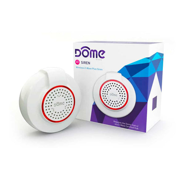 DOME Z-Wave Wireless Siren for SmartHome Hub Notification