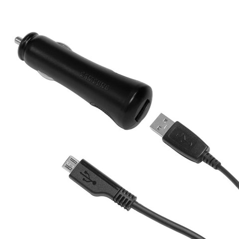 Samsung Micro USB Car Charger with detachable USB Data Cable - :) Phoneinc