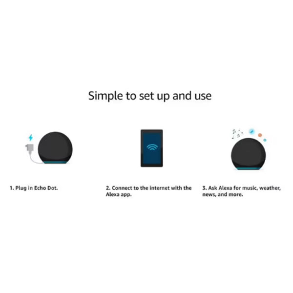 Amazon Echo Dot 4th Gen with Alexa Twilight Blue