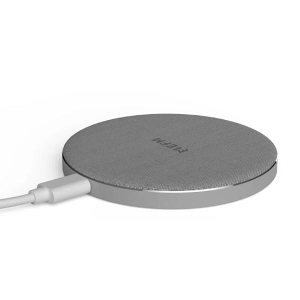EFM 15W Wireless Charge Pad With Qi certification - Silver