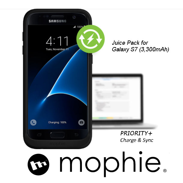 Mophie Battery Case Juice Pack for Samsung Galaxy S7 (2,950 mAh)