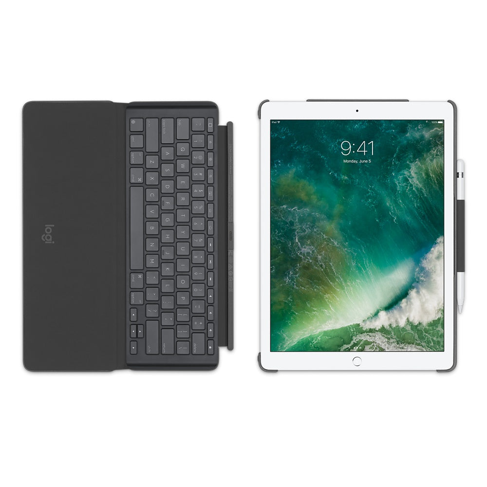 Logitech Slim Combo Detachable Smart Back-lit Keyboard for iPad Pro 12.9" (1st n 2nd Gen)