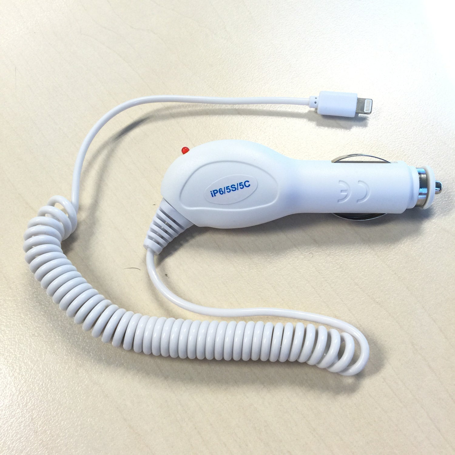 Phoneinc Apple Lightning Car Charger for iPad Air / Air 2 /mimi, iPhone 5 / 5s / 5c / 6 / 6 Plus - :) Phoneinc