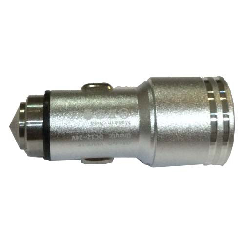 Universal Dual USB port 3.1A Full Metal Car Charger for mobile devices