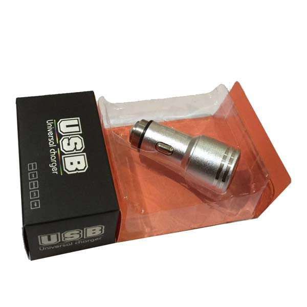 Universal Dual USB port 3.1A Full Metal Car Charger for mobile devices