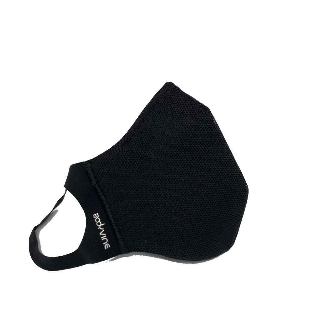 BodyVine® Washable Fashion Mesh Cotton Face Mask - Swiss Tech with HeiQ™ antimicrobial treated Made in Taiwan