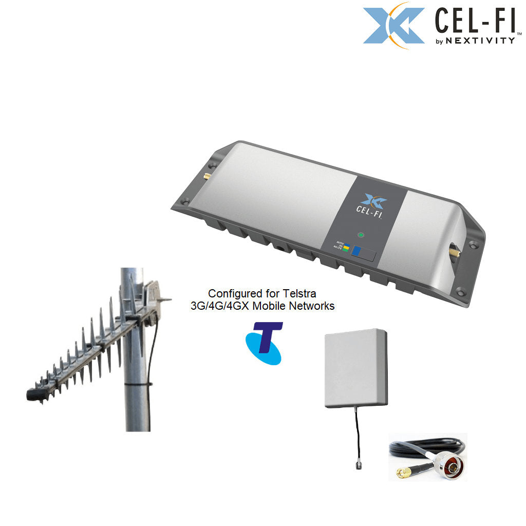 Cel-Fi GO Stationary Telstra signal Repeater - with optional antenna