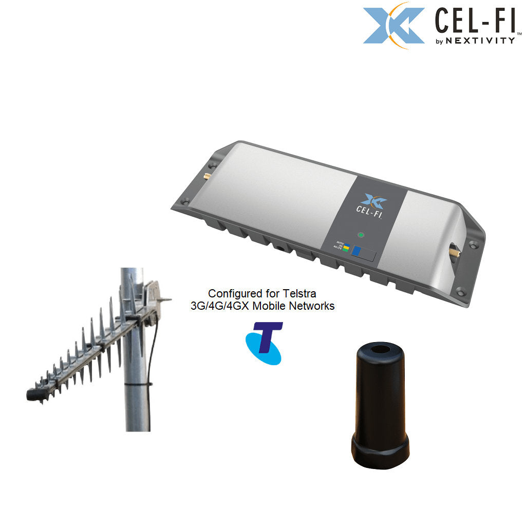Cel-Fi GO Stationary Telstra signal Repeater - with optional antenna