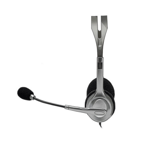 Logitech H110 Stereo Noise-Cancelling 3.5mm dual plug Computer Headset
