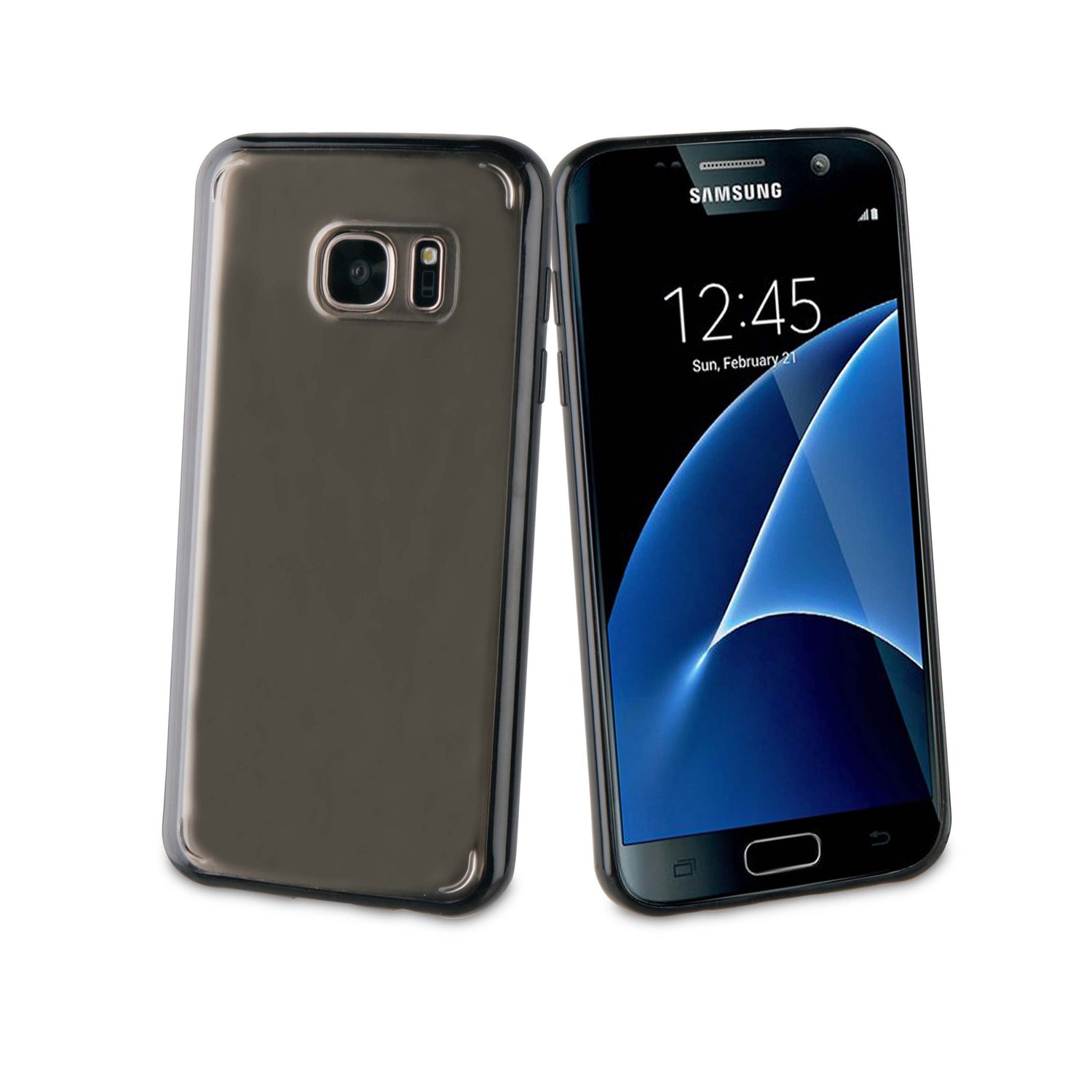Muvit black crystal bump back case for samsung galaxy s7
