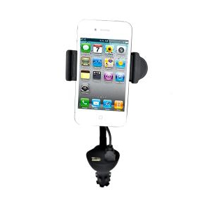 Muvit Car Holder + Dual USB Charger - :) Phoneinc