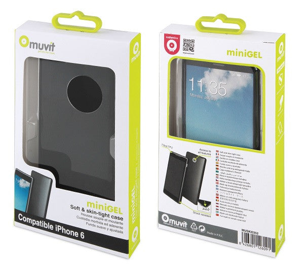 Muvit Black TPU Case for Apple iPhone 6 - :) Phoneinc