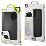 Muvit Slim Folio Stand Case 3 Card Slots For Samsung Galaxy S5 - Black - :) Phoneinc