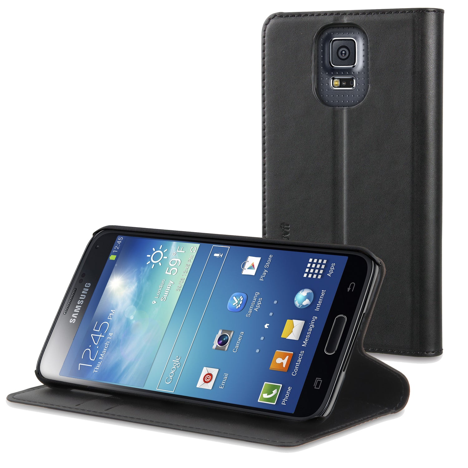 Muvit Wallet Folio Stand Case for Samsung Galaxy Note 4