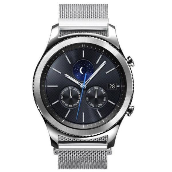 Premium Gear s3 classic frontier smartwatch strap Milanese Loop