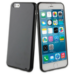 Muvit Black minigel case for Apple iPhone 6 Plus - :) Phoneinc