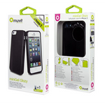 Muvit black miniGel case for iPhone 5/5s with Screen Protector - :) Phoneinc