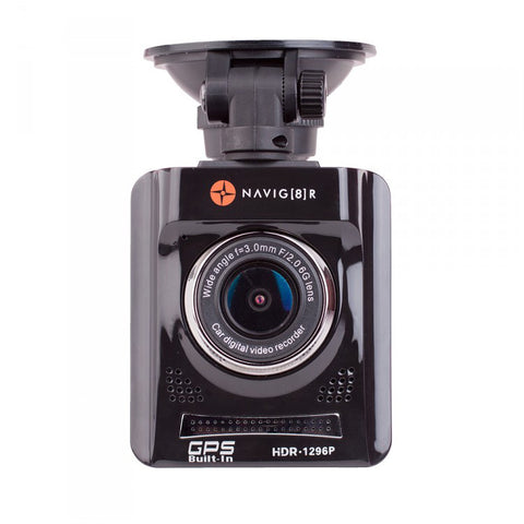 Navig8r Pro X UHD 1296p in Car Digital Video Recorder with GPS Map Display