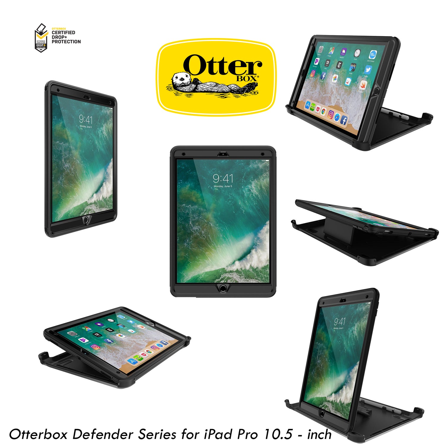 OtterBox Defender Rugged Case - for Apple iPad Pro 10.5"/ iPad Air 3rd Gen Black