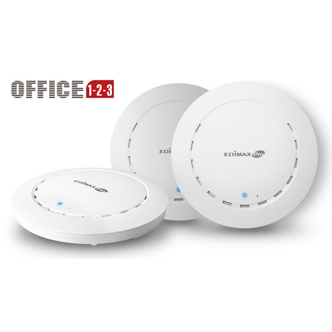 Edimax Pro Office 1-2-3 SMB Wi-Fi Ceiling Mount Router Access Point  with Roaming