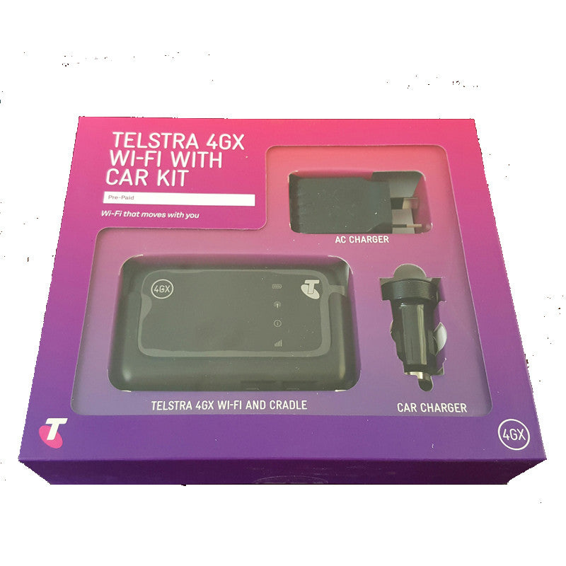 Telstra 4GX Wi-Fi with Car Kit MF910V Mobile Hotspot with 2GB data