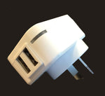 Dual USB port 2 Amp rapid AC Charger AU safety approved - :) Phoneinc