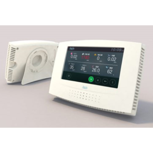 iAeris Air Quality Monitor with CO2, CO, PM10, PM2.5, TVOC, HCHO, and Ozone sensor reading