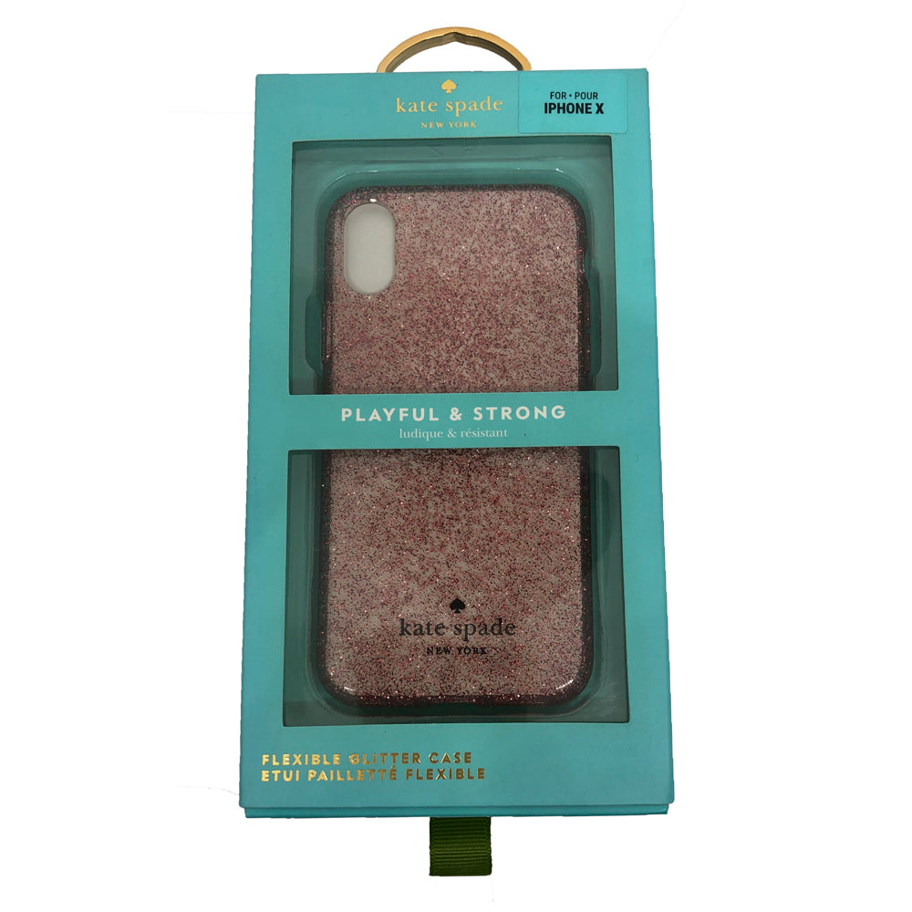 KSNY Flexible Glitter iPhone X /Xs (5.8")- Rose Gold