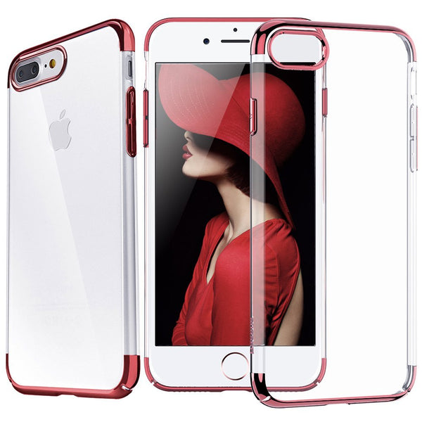 Baseus Super Slim Stylish Plating Design Case For iPhone 7+/8+ (5.5')