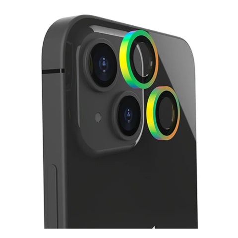EFM Camera Lens Armour For iPhone 14 (6.1")/iPhone 14 Plus(6.7")-Rainbow