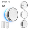 Smanos K1 Smart Home DIY Security Alarm Starter Kit (Sensors, Keypad, Siren)