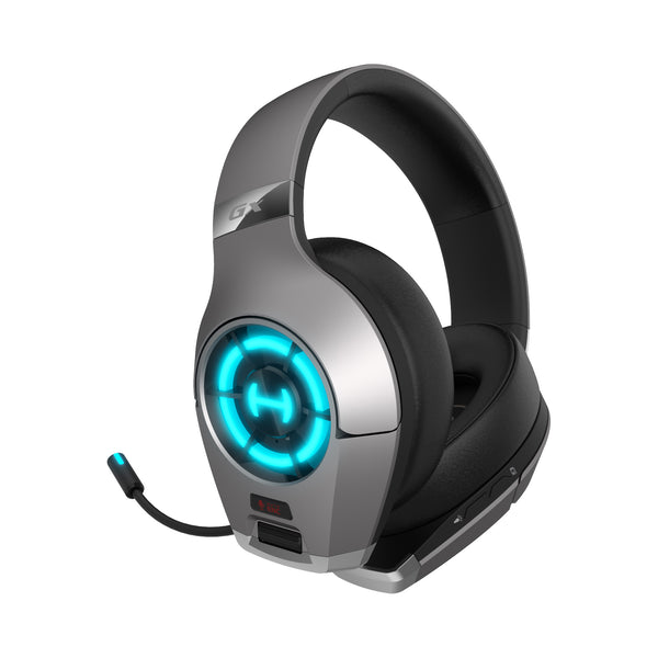 Edifier GX Hi-Res Gaming Headset with Hi-Res, Dual Noise Cancelling Microphone, Multi-Mode, 3.5mm AUX, USB 3.0, USB-C Connection - Grey