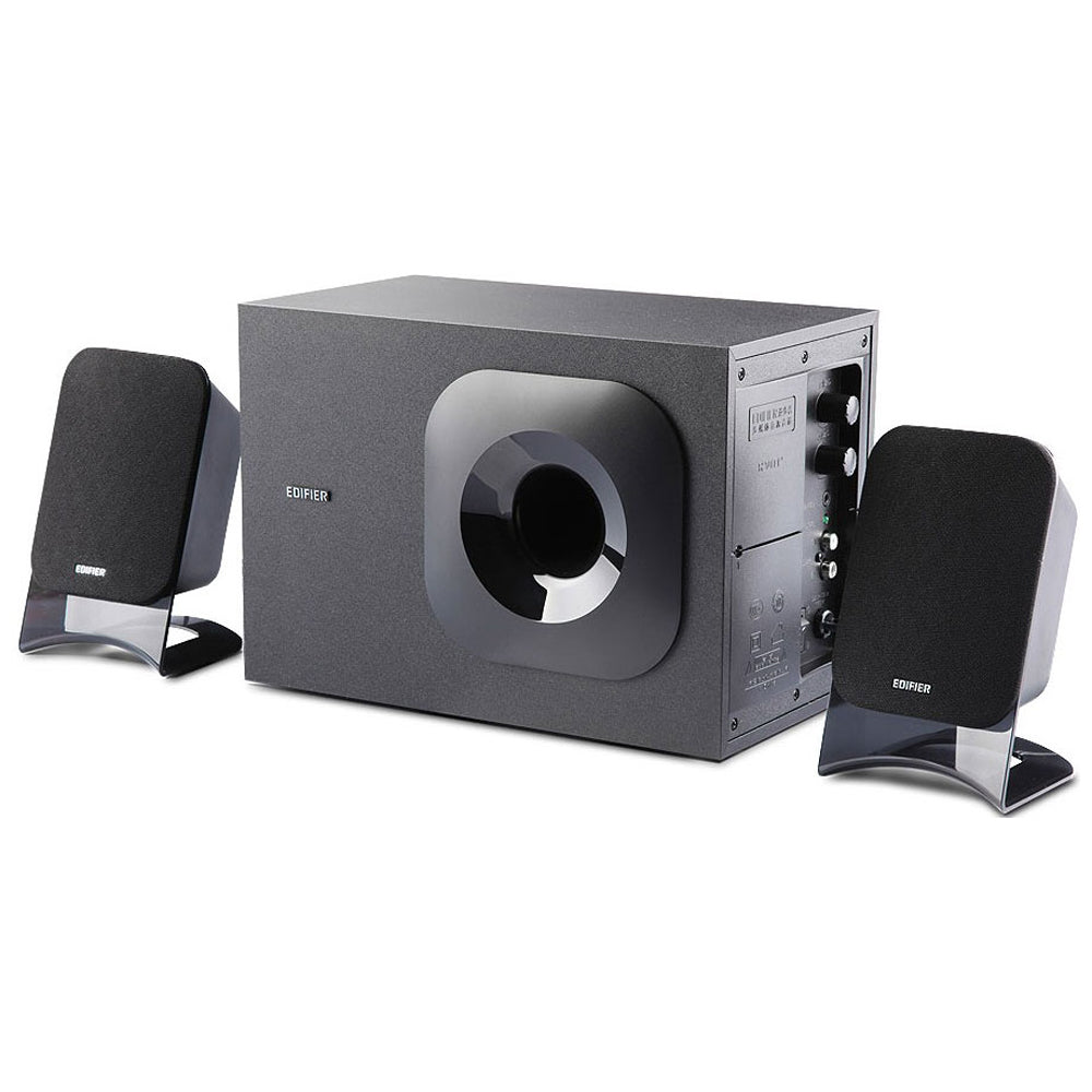 Edifier M1370BT 2.1 Bluetooth Multimedia Speakers - Bluetooth/5inch Super Bass Driver/Front facing Bass Reflex Port/3.5mm AUX/RCA (LS)