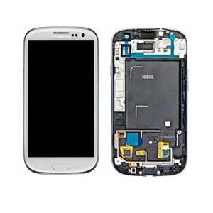 Samsung Galaxy S3 i9300 LCD and Touch Screen Assembly with Frame [White] - :) Phoneinc