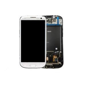 Samsung Galaxy S3 i9305 LCD and Touch Screen Assembly with Frame [White] - :) Phoneinc