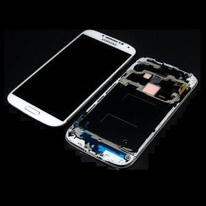 Samsung Galaxy S4 i9500 LCD and Touch Screen Assembly with Frame [White] - :) Phoneinc