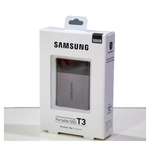 Samsung Portable SSD T3 250GB / 500GB Pocket Drive USB3.1 Type-C Up to 4x faster