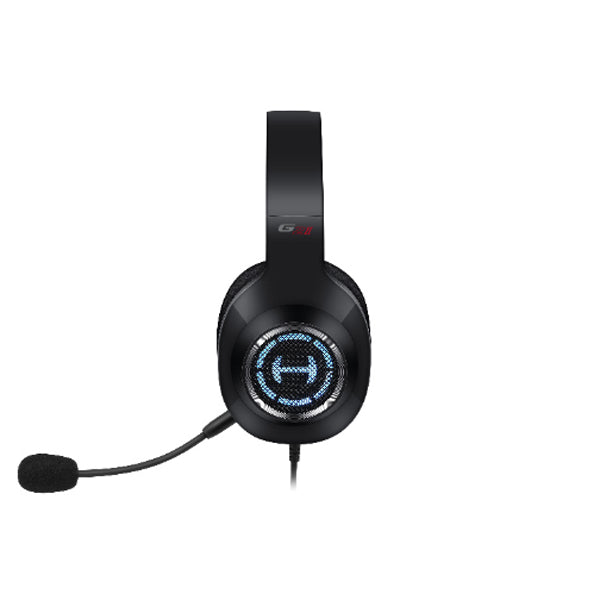 Edifier G2II 7.1 Surround Sound USB Gaming Headset with Microphone, RGB Lighting, 360 Degree Surround Sound Effects, 50mm NdFeB- Black