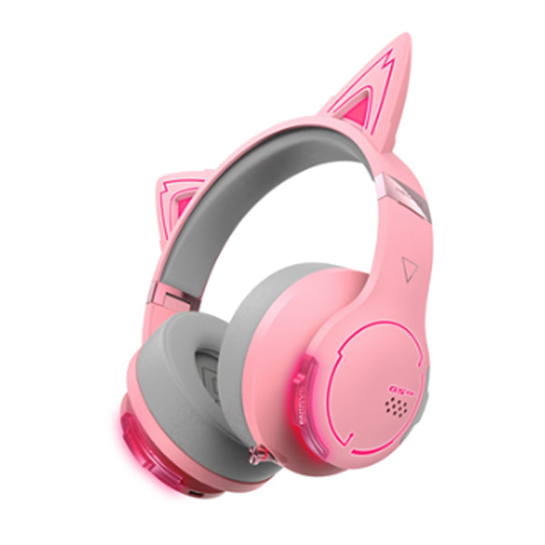 Edifier G5BT Cat Pink Hi-Res Bluetooth Gaming Headset - Pink