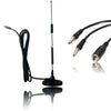 Magnetic Base 7dBi Antenna + Dual TS-9 Port Patch Lead for Mobile Reception