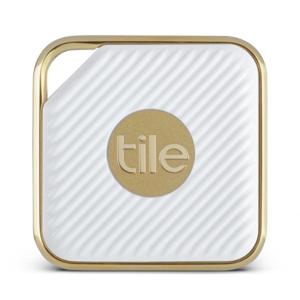 Tile Pro Series Style Bluetooth Tracker - White / Champagne