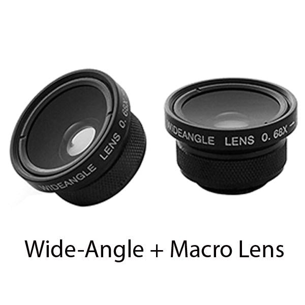 Bitplay Moment style 2-in-1 Wide Angle & Micro Lens kit with bitplay Clip for Apple iPhone