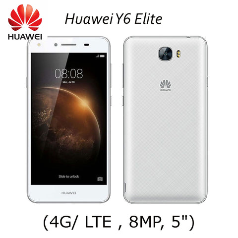 Huawei Y6 Elite 4G/LTE , 8MP, 5" handset - White