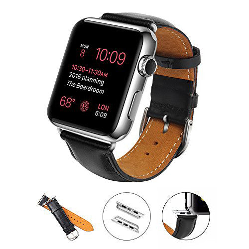 42mm Leather Band with Link for Apple Watch